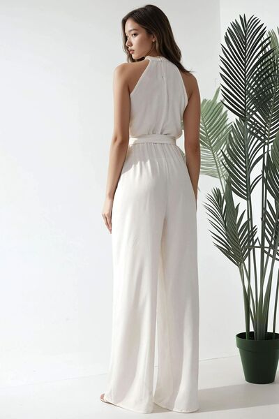 Hiccup Κομψή φόρμα με φαρδύ γιακά και ζώνη