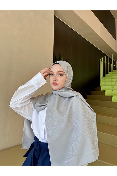 hijabchi Εθνικό Τζακάρ Εσάρπα Μοτίβο Αστερίας Ιβύς -
