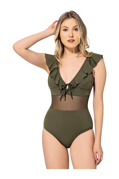 Markahit Argisa New Swimsuit with Flat Tulle Wide Straps