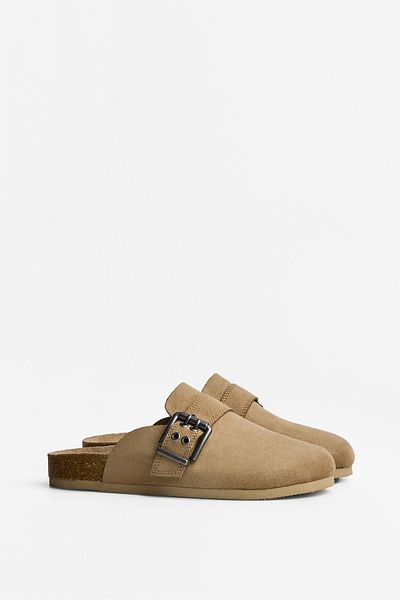 Bershka Clogs with buckle detail