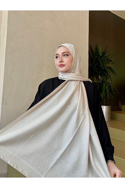 hijabchi Εθνικό Τζακάρ Εσάρπα Μοτίβο Αστερίας Ιβύς -