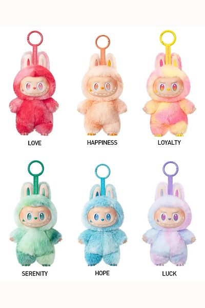 BGGTech Labubu Toy Surprise Mixed Color Plush & Keychain Design Model
