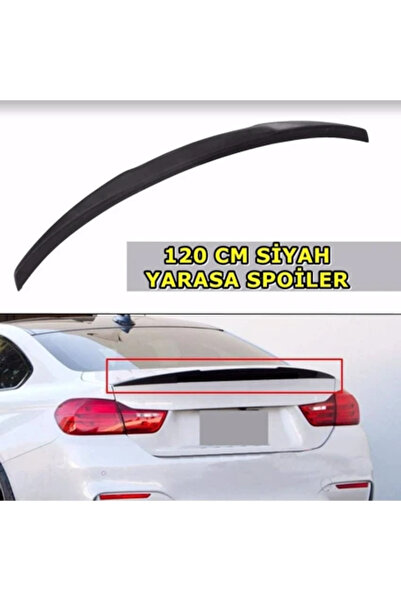 YİĞİT SHOPİNG Renault Fluence Uyumlu Siyah Yarasa Spoiler 120 cm