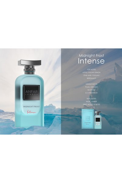 Anfar ANFAR LONDON Midnight Frost Intense Perfume Unisex Extrait de Parfum.