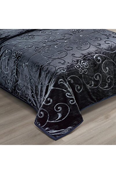 XI DUO 6 kg double winter blanket, plain, engraved, with a super soft texture, size 200 x 240 cm