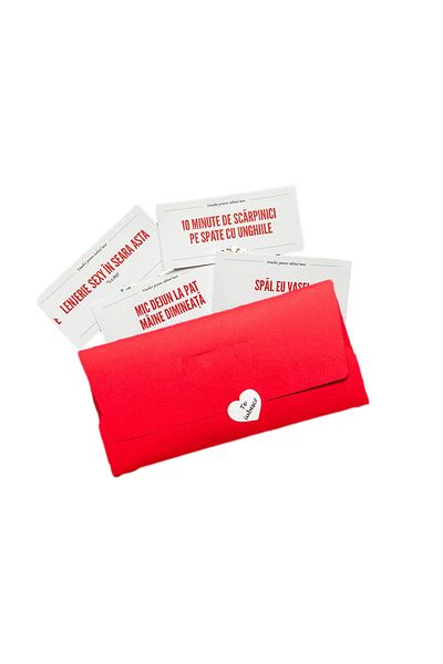OEM Gift voucher for your loved one, 25 cards with different messages in Romanian