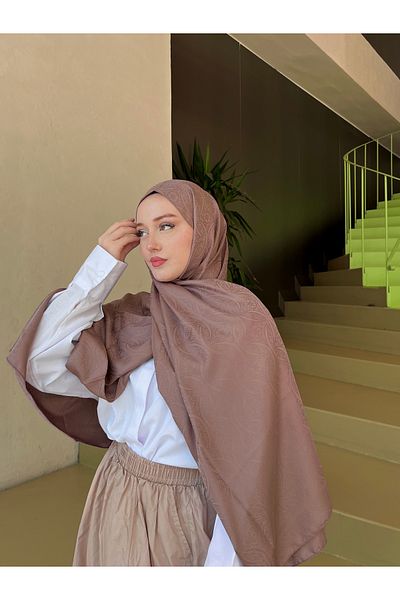 hijabchi Εθνικό Τζακάρ Εσάρπα Μοτίβο Αστερίας Ιβύς -