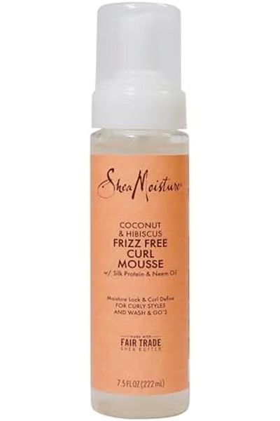 Shea Moisture SHEA MOISTURE Coconut & Hibiscus Frizz-Free Curl Mousse For Unisex, 220 ml