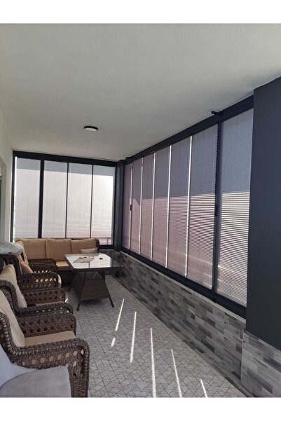 Eylül Cam Balkon Eylül Plise Katlanır Cam Balkon Perdesi - Ofis Perdesi