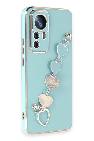 CepteToptan جراب Xiaomi Mi 12T Pro من السيليكون Esila - أخضر مائي - MKİ7630-1893