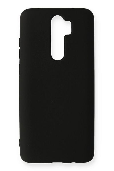 CepteToptan حافظة هاتف Xiaomi Redmi Note 8 Pro من السيليكون المخملي الداخلي - أسود - MKİ2028-4493