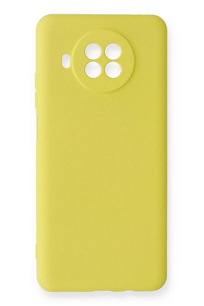 CepteToptan حافظة هاتف Xiaomi Mi 10T Lite مصنوعة من السيليكون المخملي الداخلي - أصفر - MKİ8323-6547