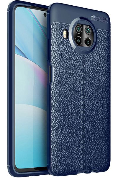 CepteToptan غطاء حماية لهاتف Xiaomi Mi 10T Lite - أزرق داكن - MKİ7330-5498