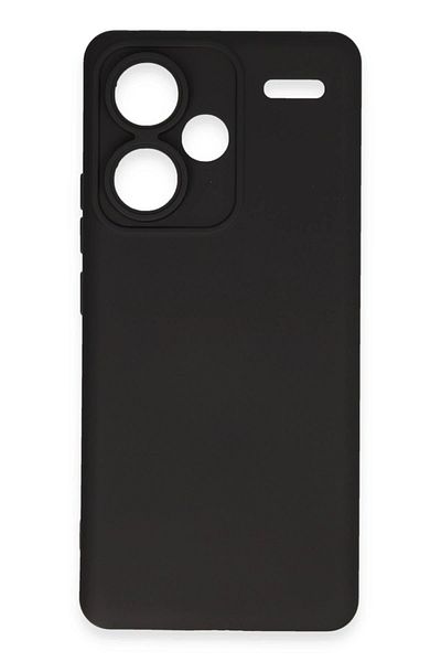 CepteToptan حافظة هاتف Xiaomi Redmi Note 13 Pro Plus مصنوعة من السيليكون المخملي الداخلي - أسود - MKİ2318-7914