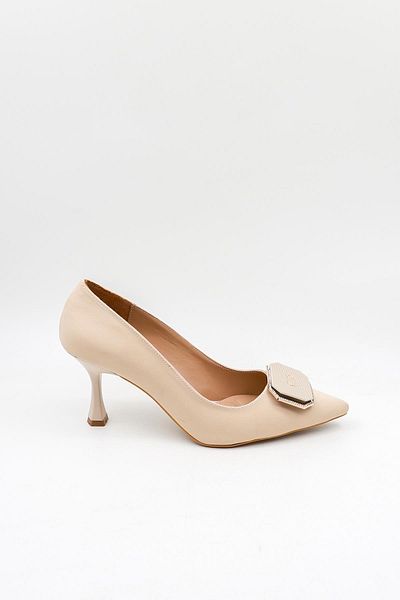 Park Moda Buckle Shoes Pm439 Beige Nubuck
