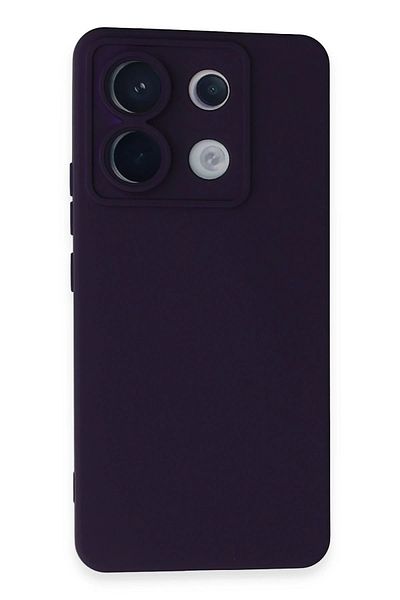 CepteToptan حافظة هاتف Xiaomi Redmi Note 13 Pro 5G مصنوعة من السيليكون المخملي الداخلي - أرجواني - MKİ2550-4999
