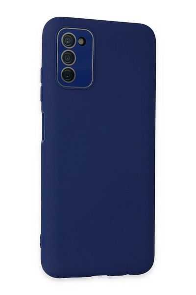 CepteToptan حافظة سامسونج جالاكسي A03S غطاء زجاجي - أزرق سماوي - MKİ9495-8761