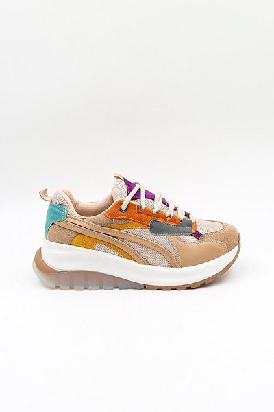 KRISTE BELL Sneaker Women's Sports Shoes Kb59118 Beige Multi