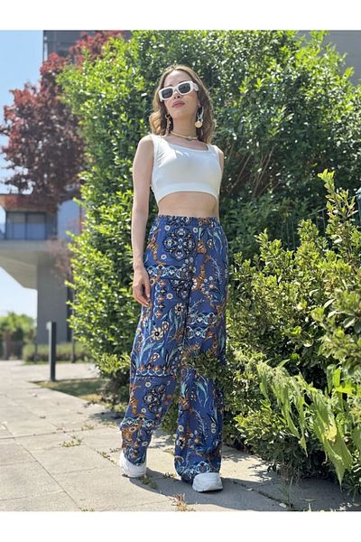 boutich Women's Patterned Palazzo Pants