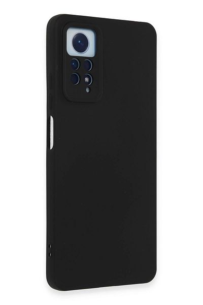 CepteToptan حافظة هاتف Xiaomi Redmi Note 12 Pro 4G من السيليكون المخملي الداخلي - أسود - MKİ3757-3636