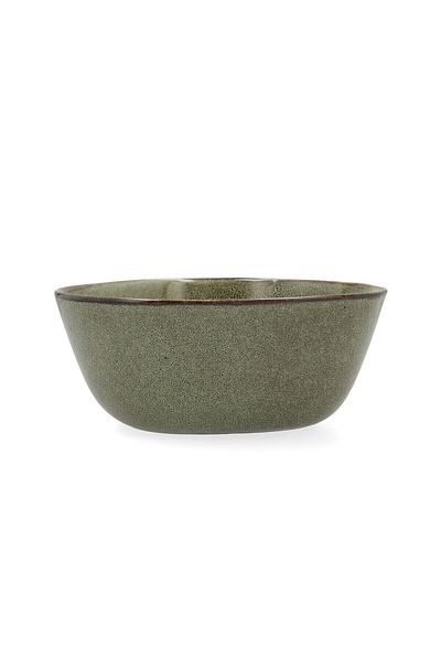 Dona Bidasoa Ikonic ceramic salad bowl green 20 cm set of 3
