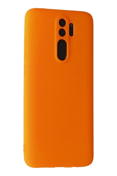 CepteToptan جراب هاتف Xiaomi Redmi Note 8 Pro سيليكون أول - برتقالي - MKİ5029-6276