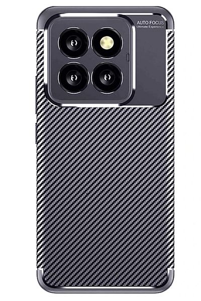 CepteToptan حافظة هاتف Xiaomi Mi 14T Pro ذات غطاء كربوني بتركيز تلقائي - أزرق داكن - MKİ2518-5964