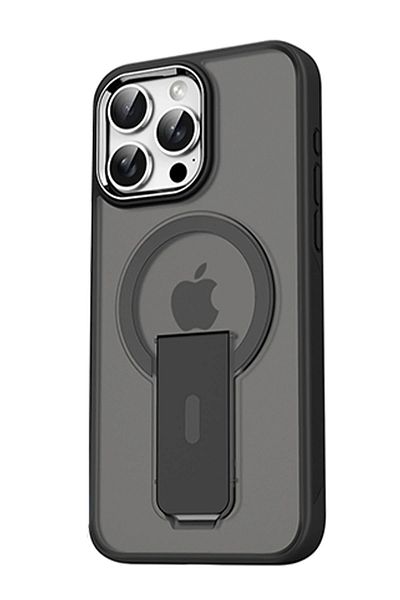 CepteToptan غطاء iPhone 15 Pro Max Tork Magsafe حامل - أسود - MKİ9214-3280