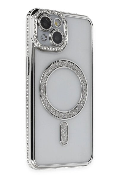 toyigoo iPhone 13 Case Joke Glitter Magneticsafe Case - Silver - Tyigo1960-9097