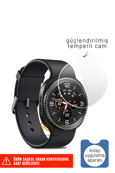 Nezih Case Samsung Galaxy Watch Ultra 2 47mm Uyumlu Kolay Uygulama Aparatlı T...