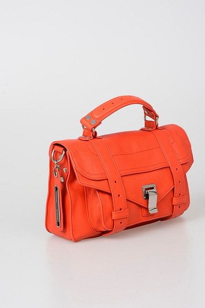 Proenza Schouler Geantă din piele PS1 Tiny Lux Satchel