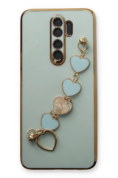 CepteToptan جراب هاتف Xiaomi Redmi Note 8 Pro من السيليكون - أخضر مائي - MKİ4006-8116