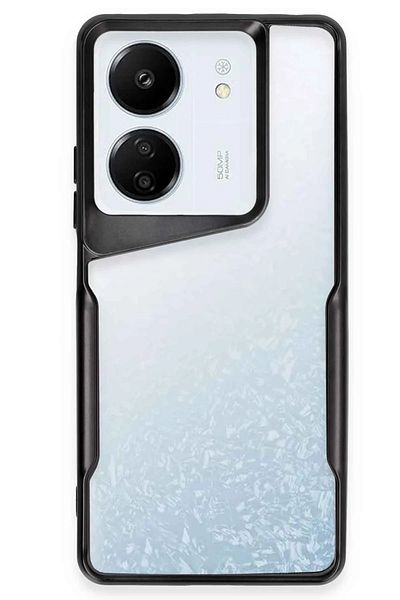 CepteToptan غطاء حماية سيليكون لهاتف Xiaomi Redmi 13C - أسود - MKİ6559-2046