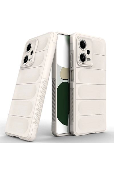 CepteToptan جراب Xiaomi Poco X5 5G مصنوع من السيليكون المثالي - كريمي - MKİ6556-9004