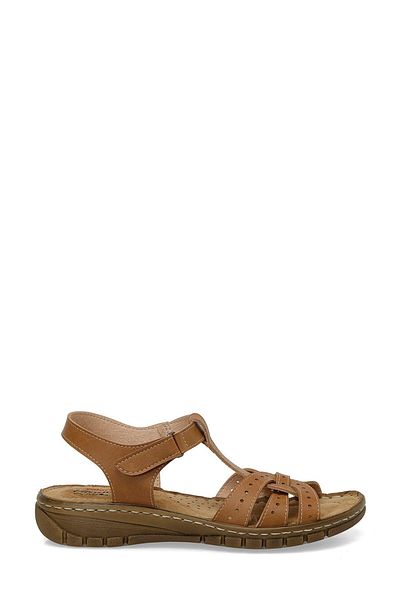 Polaris Sandale confortabile cu talpă confortabilă pentru zi cu zi Sandale pentru femei bronzat