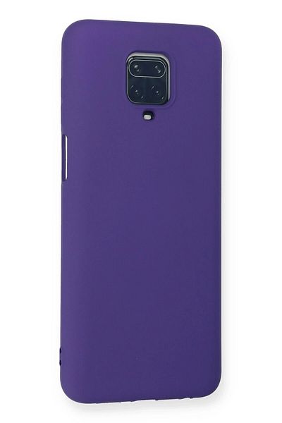 CepteToptan حافظة هاتف Xiaomi Redmi Note 9 Pro مصنوعة من السيليكون المخملي الداخلي - أرجواني - MKİ8526-5801