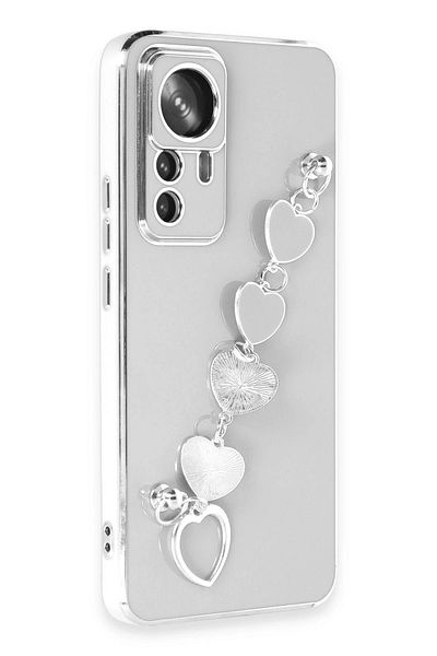 CepteToptan جراب Xiaomi Mi 12T Pro من السيليكون - أبيض - MKİ8874-8683