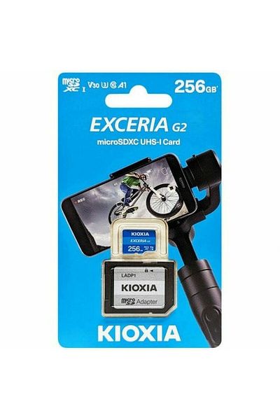 Minnie Mouse microSD card, Kioxia EXCERIA G2, 256 GB, U3, blue