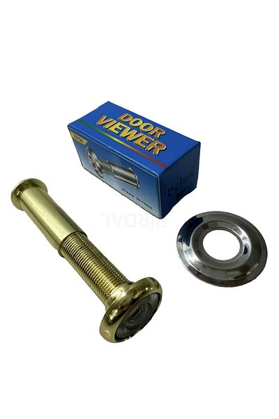 fiba teknik Golden Yellow Door Scope 50*75 Size. Suitable for Doors with Hole Diameter 1.5 Cm.