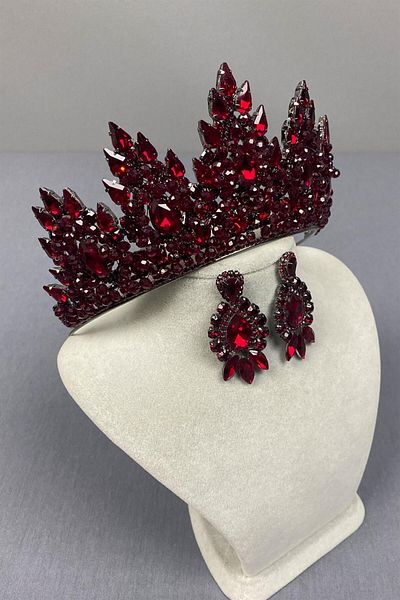 Hayalperest boncuk Lotus Bead Embroidered Bridal Henna Crown