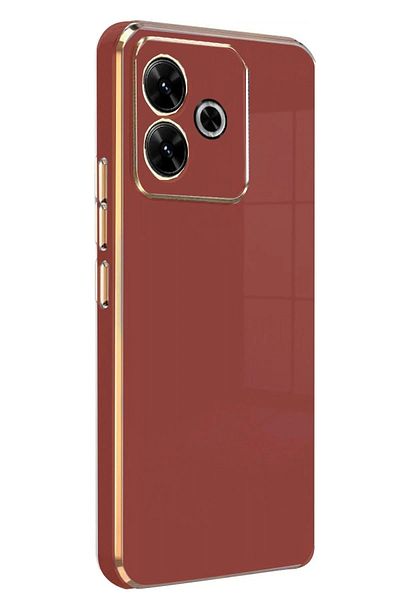 CepteToptan حافظة هاتف Xiaomi Redmi 13 4G من السيليكون - أحمر - MKİ2365-2139