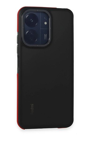 CepteToptan غطاء هاتف Xiaomi Redmi 13C Harvel - أحمر - MKİ6378-1068