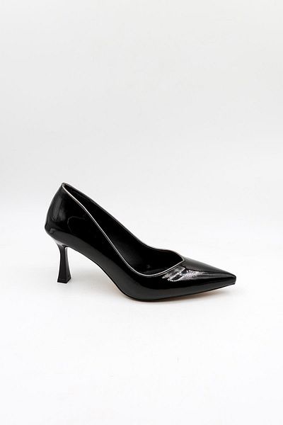 Park Moda Women's Classic Heeled Shoes Pm537 K1501 - Black Patent Leather