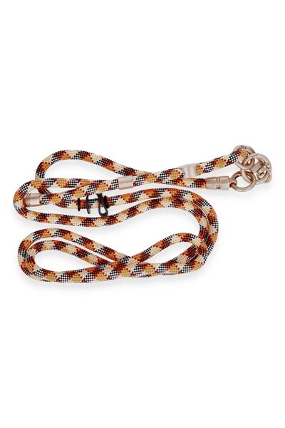 TEKNOCEP JE Patterned Neck Strap - Orange - teknocep1547-7405
