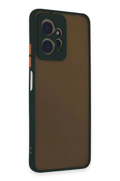 CepteToptan حافظة هاتف Xiaomi Redmi Note 12 4G من السيليكون مونتريال - أخضر - MKİ2010-2644
