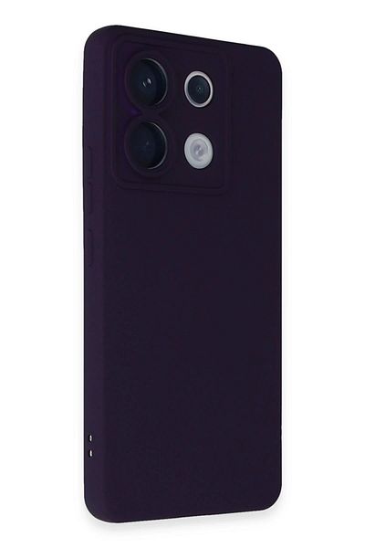 CepteToptan حافظة هاتف Xiaomi Redmi Note 13 Pro 5G مصنوعة من السيليكون المخملي الداخلي - أرجواني - MKİ2550-4999