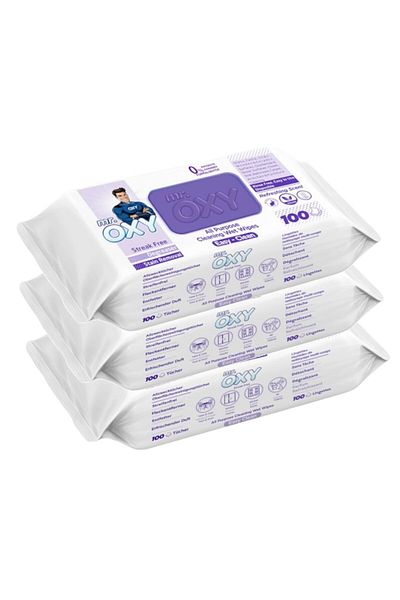 MR.OXY Servetele umede multisuprafete Mr. Oxy Lavander, 3 x 100, 300 buc