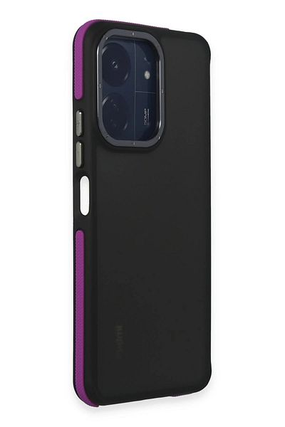 CepteToptan غطاء هاتف Xiaomi Redmi 13C Harvel - أرجواني غامق - MKİ8747-7975