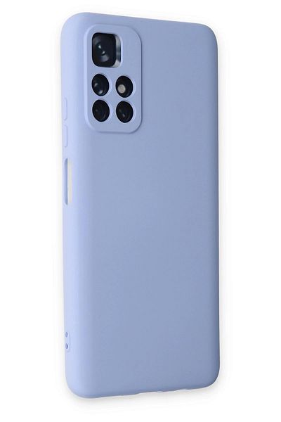 CepteToptan حافظة هاتف Xiaomi Redmi Note 11T من السيليكون المخملي الداخلي - أرجواني - MKİ7910-8794