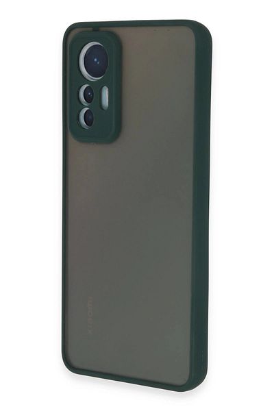 CepteToptan غطاء حماية سيليكون مونتريال لهاتف Xiaomi Mi 12 Lite - أخضر - MKİ3057-8077